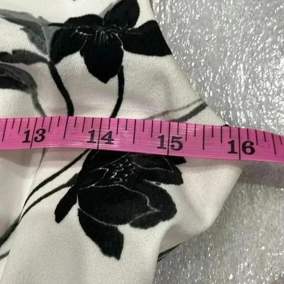 [4]Calvin Klein Black Floral White  Sleeveless Maxi/Midi Dress bodycon - Picture 11 of 14